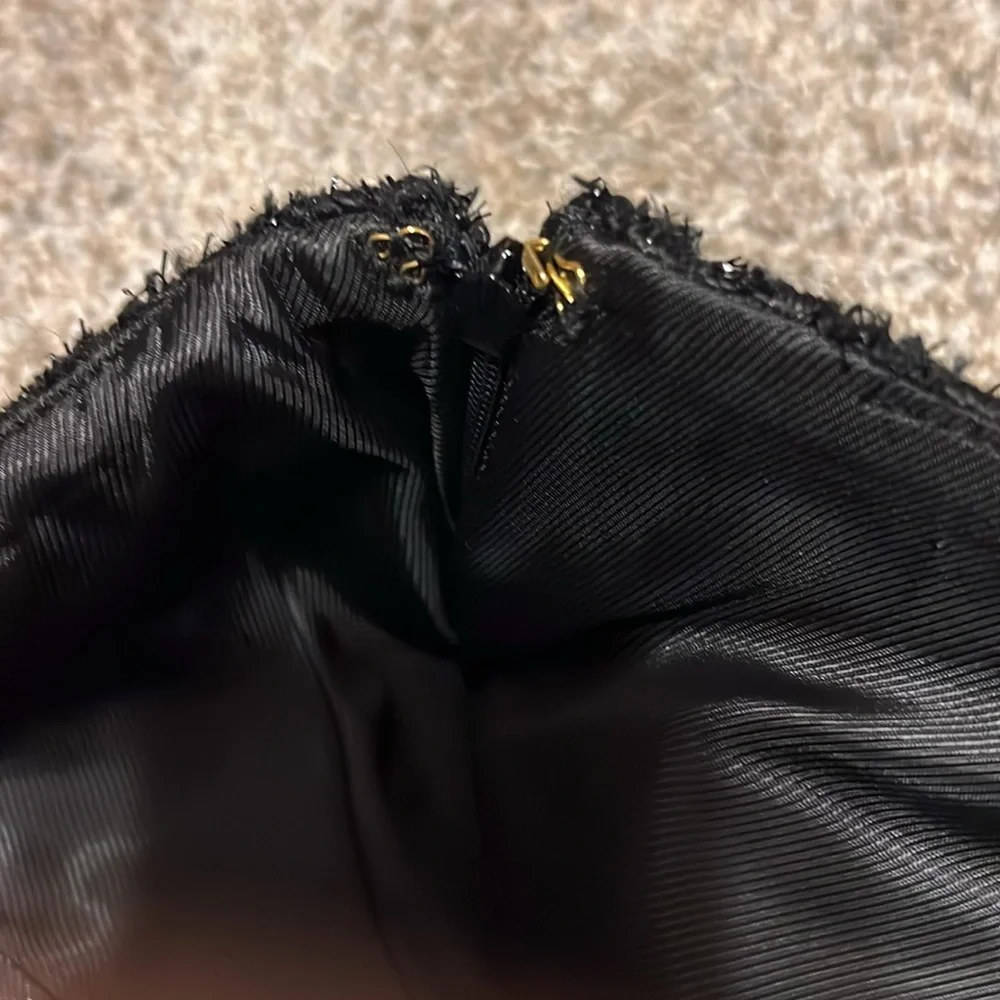 NWT MICHAEL KORS High-Waisted Tweed Mini Skirt Size 14 - Picture 11 of 14